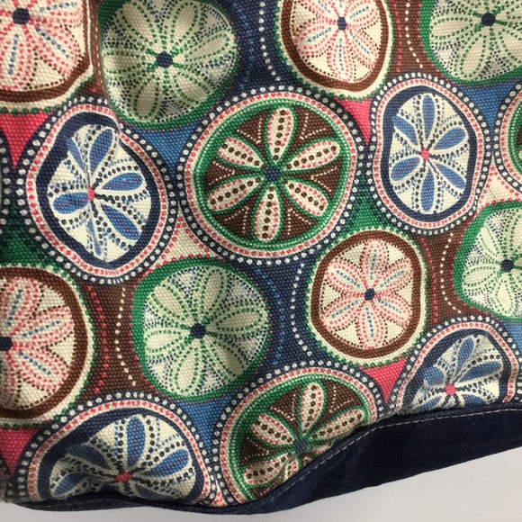 Handbags - Star Pattern Cotton Duffel Oversize Tote